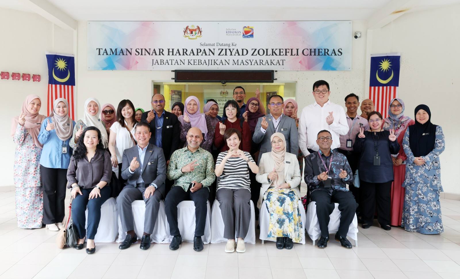 Lawatan oleh Kementerian Pembangunan Sosial & Keluarga (MSF), Singapura ke Taman Sinar Harapan Ziyad Zolkefli, Cheras.